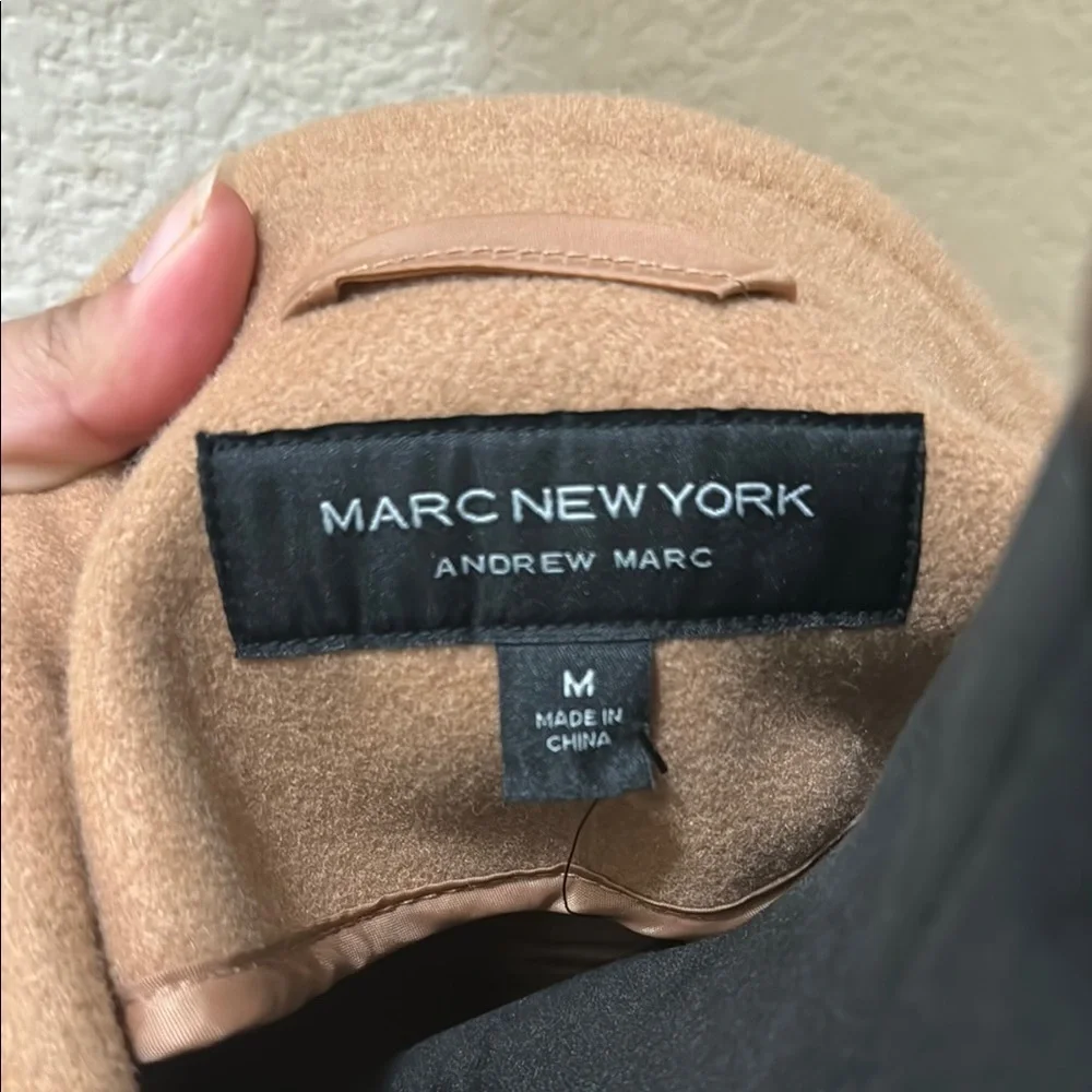 Marc New York Andrew Marc NWT Size M Elegant Tan Double-Breasted Women's Coat!!! - Picture 7 of 10